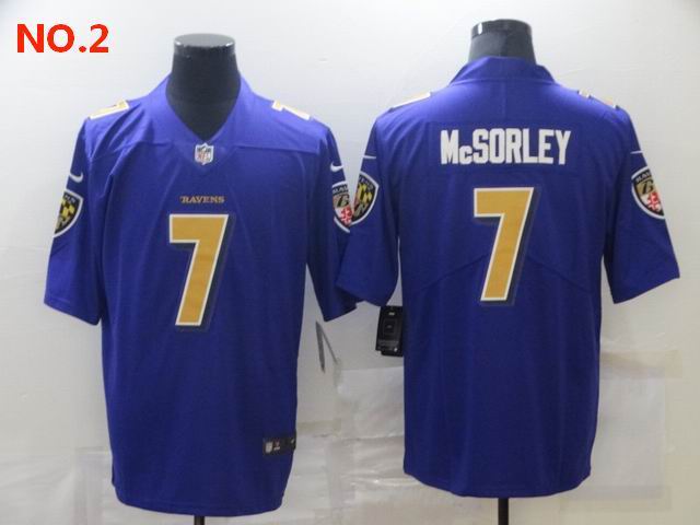 Men's Baltimore Ravens 7 Trace Mcsorley Jesey NO.2;